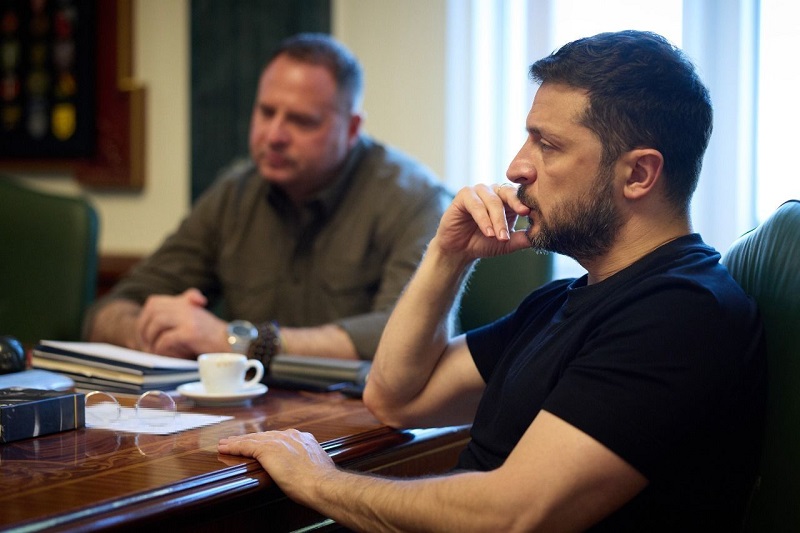 Bírálatözön zúdult az elnökre | Fotó: Volodimir Zelenszkij Facebook oldala