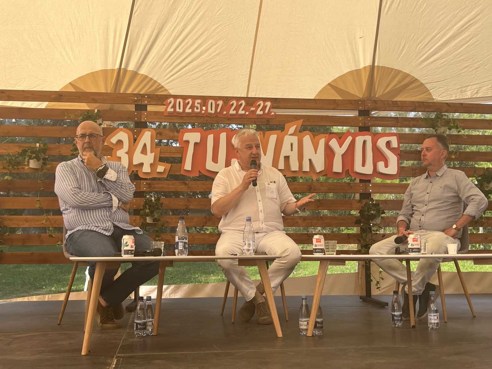 Kelemen Hunort és Semjén Zsoltot kérdezte munkatársunk Tusványoson | Fotó: Maszol 