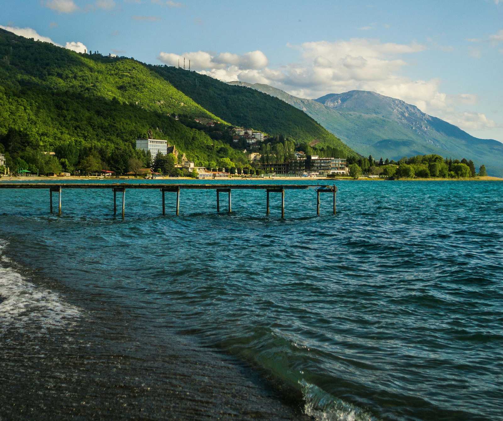Az Ohridi-tó Észak-Macedóniában. | Fotó: Pexels
