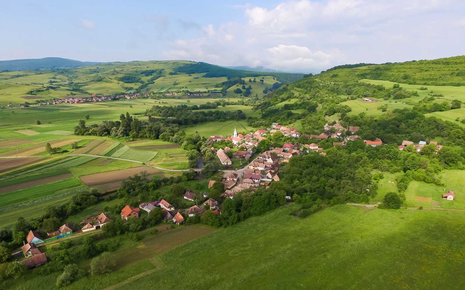 Székelymagyaros madártávlatból
