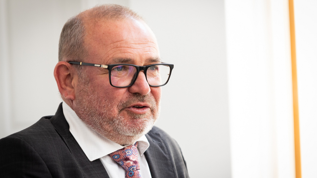 Lantos Csaba nyilatkozik az Indexnek l Fotó: Index/ Mult Roland