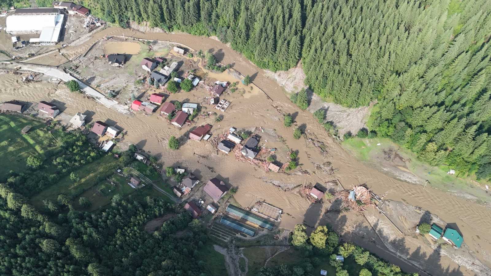 Hatalmas pusztítás | Fotó: Suceava megyei prefektúra/Facebook