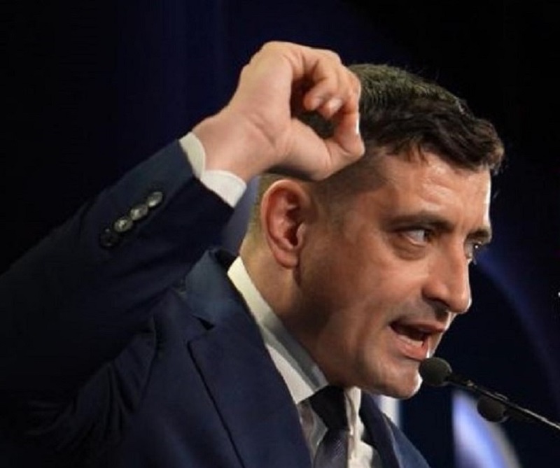 Hevesen bírált mindenkit | Fotó: George Simion Facebook oldala