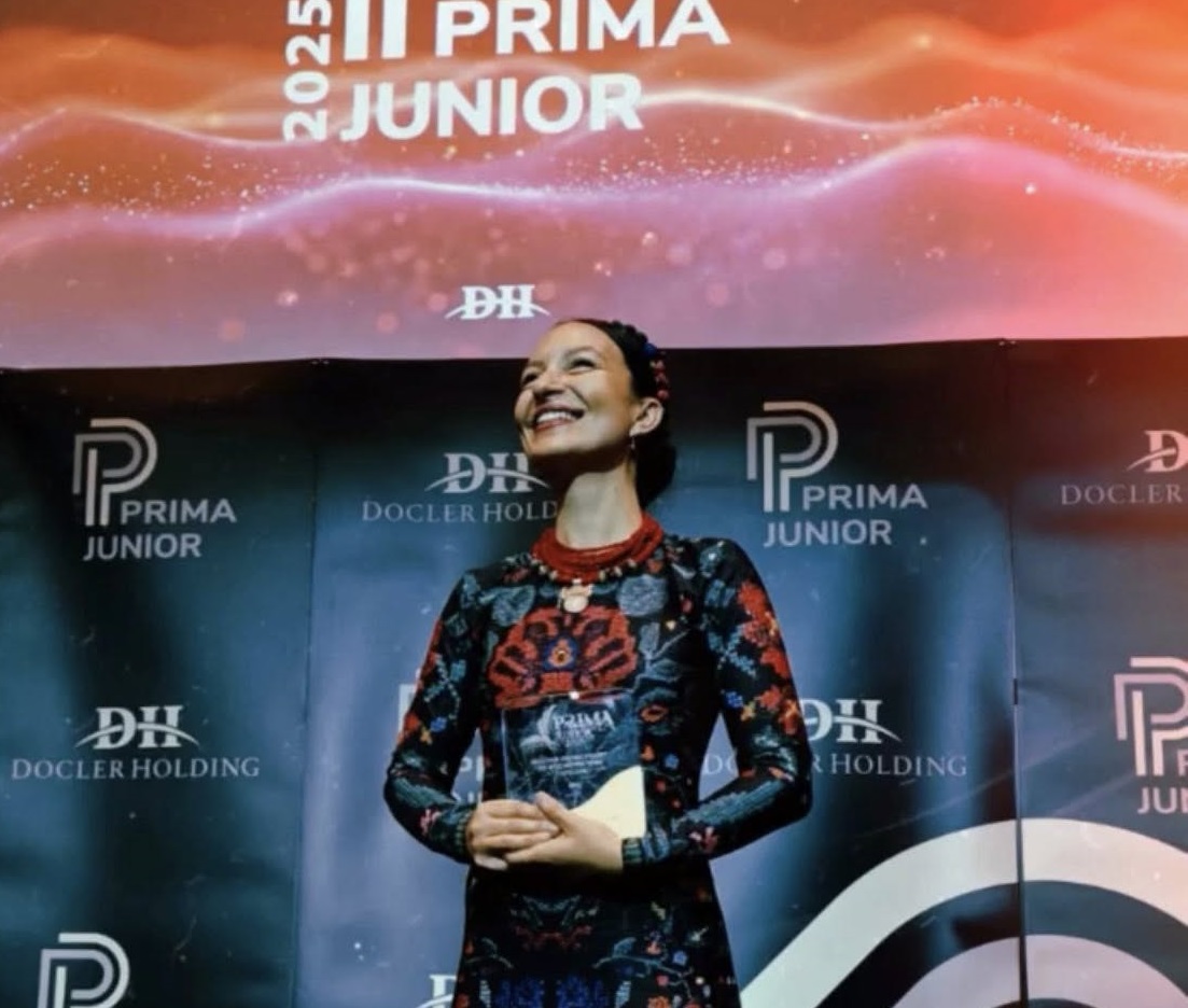 Ádám Júlia tevékenységét rangos díjjal ismerték el. | Fotó: Junior Príma