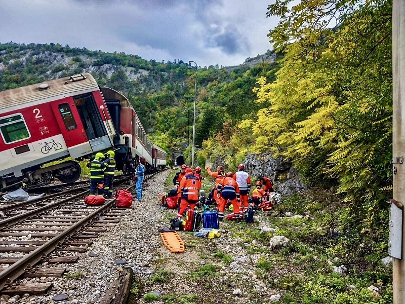 Az ütközés okát még vizsgálják | Illusztráció: Szlovák Rendőrség Facebook oldala