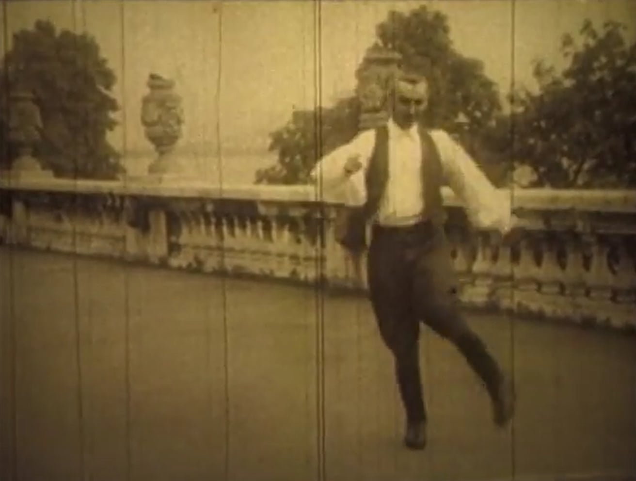 Mátyás István Mundrus, a legendás nádasmenti táncos. Képernyőfelvétel a dokumentumfilmből