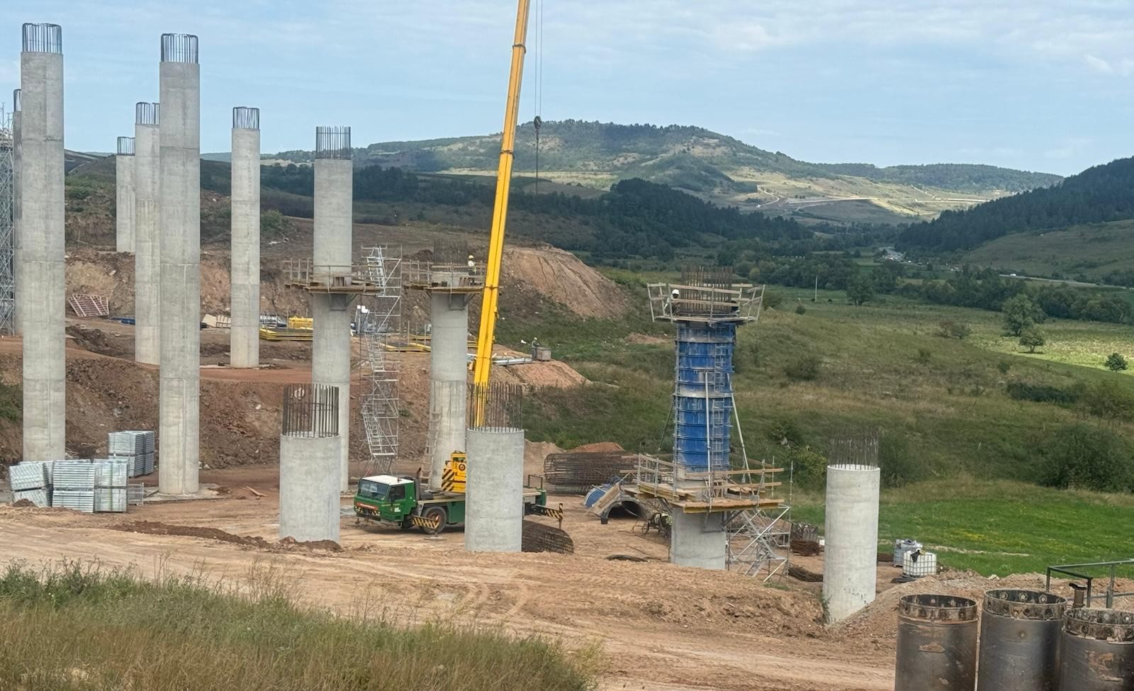 Épülnek a viaduktok | Fotó: Facebook/CNAIR