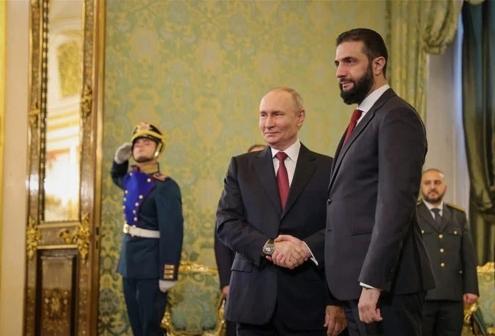 A szír elnök Moszkvával is igyekszik szoros kapcsolatot ápolni | Fotó: Ahmed Al-Sharaa