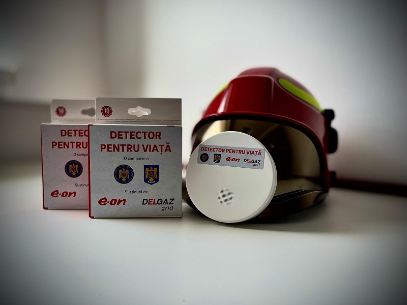 A gázérzékelő a biztonság egyik kulcsa | Fotó: Kovászna Megyei Katasztrófavédelmi Felügyelőség