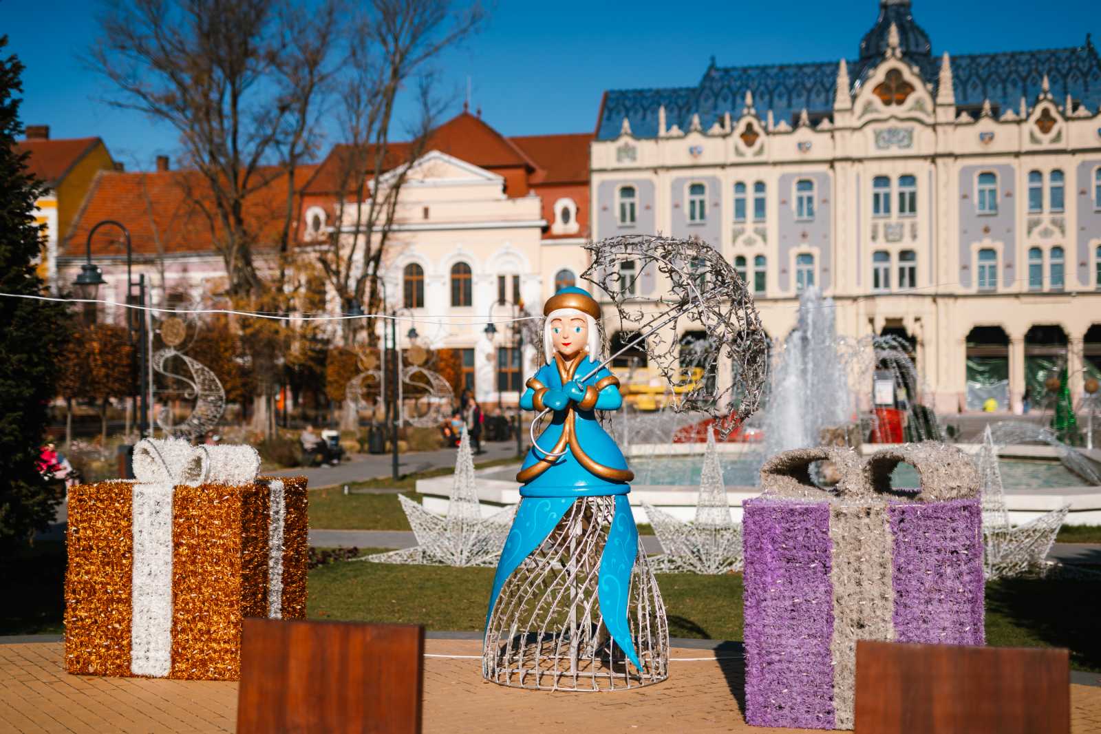 A régi főtéren kap helyet a karácsonyi vásár. | A szerző felvételei