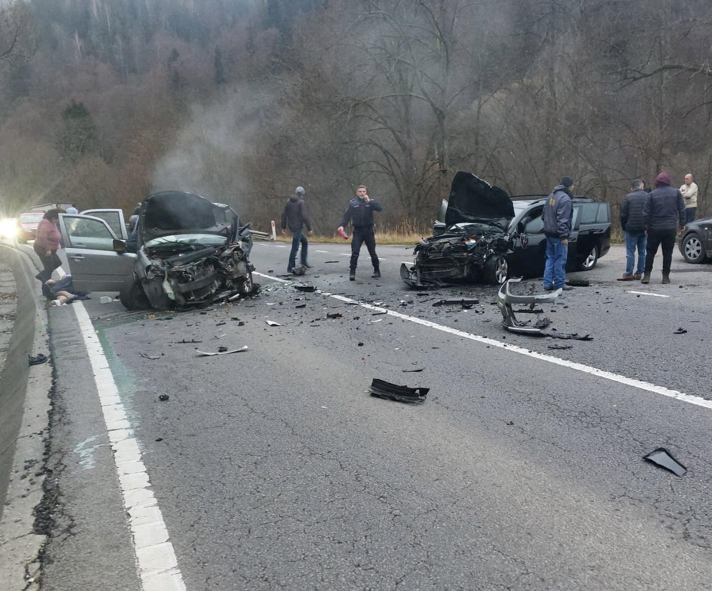 Súlyos baleset történt a Maros megyei Szalárdtelep közelében | Fotó: Infomures