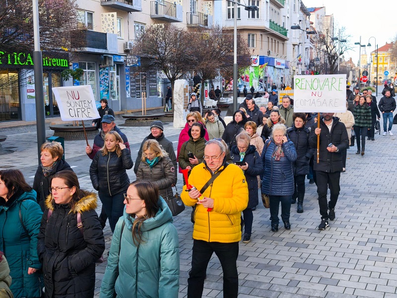 Az összevonás ellen tiltakoztak | A szerző fotója 