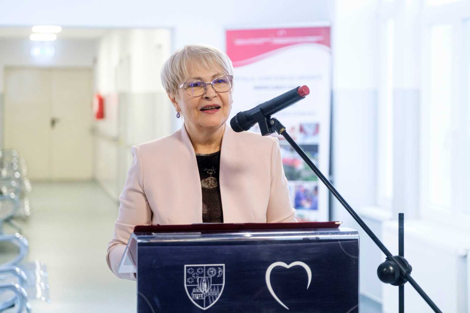 Dr .Konrád Judit, a csíkszeredai kórház menedzsere. | Fotó: Bíró Barna Botond Facebook-oldala