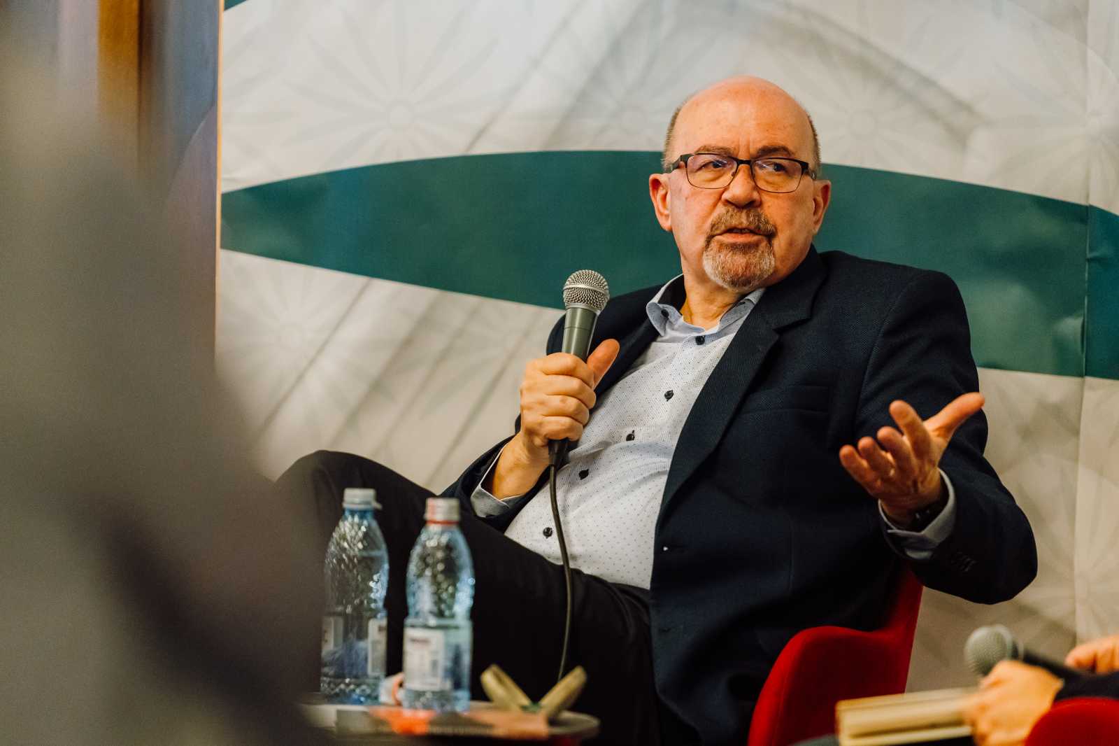 A 31. marosvásárhelyi nemzetközi könyvvásMarkó Béla A nem létező ország című könyvbemutatója| Fotó: Gáspár Attila 