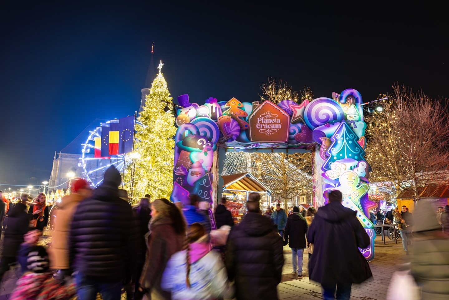 Pénteken este megnyit a vásár. | Fotók forrása: Târgul de Crăciun Cluj-Napoca Facebook-oldal