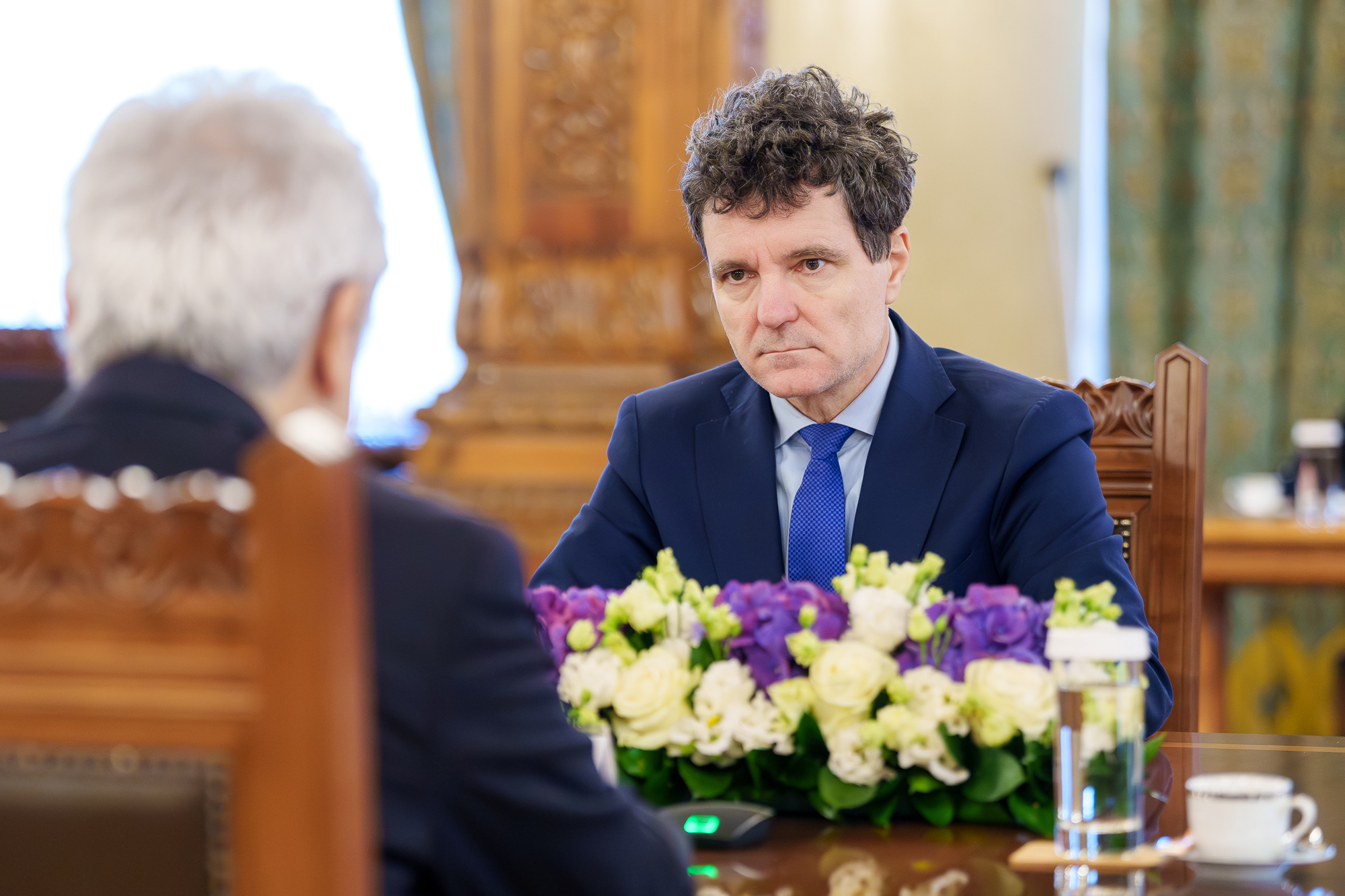 Nicuşor Dan szerint a CSM lépése lehetővé teszi, hogy a kormány „időben” felelősséget vállaljon a tervezetért a parlamentben Fotó: presidency.ro