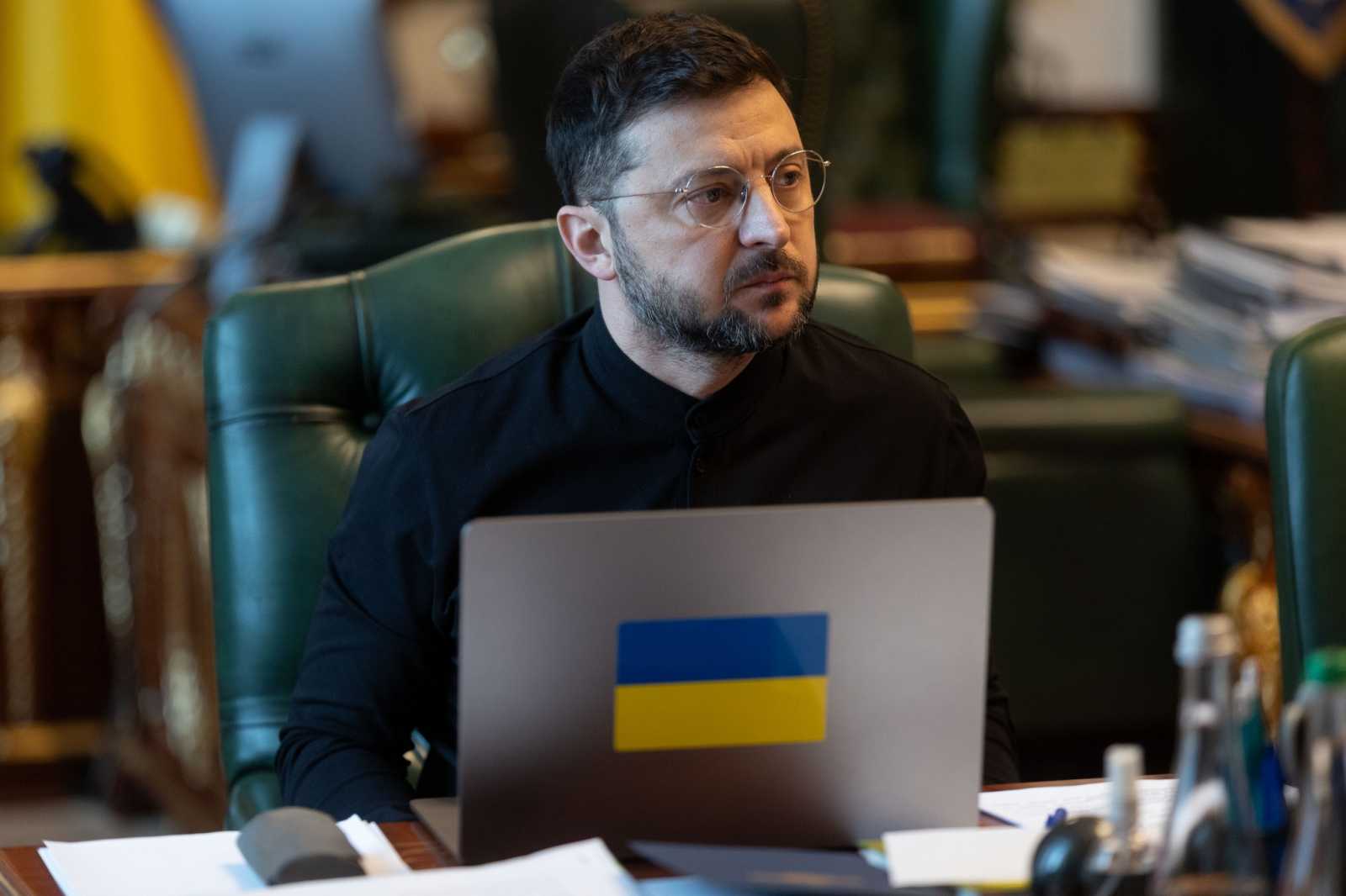 Az ukrán elnök szerint a határokat nem lehet erővel megváltoztatni Fotó: Volodimir Zelenszkij Facebook oldala