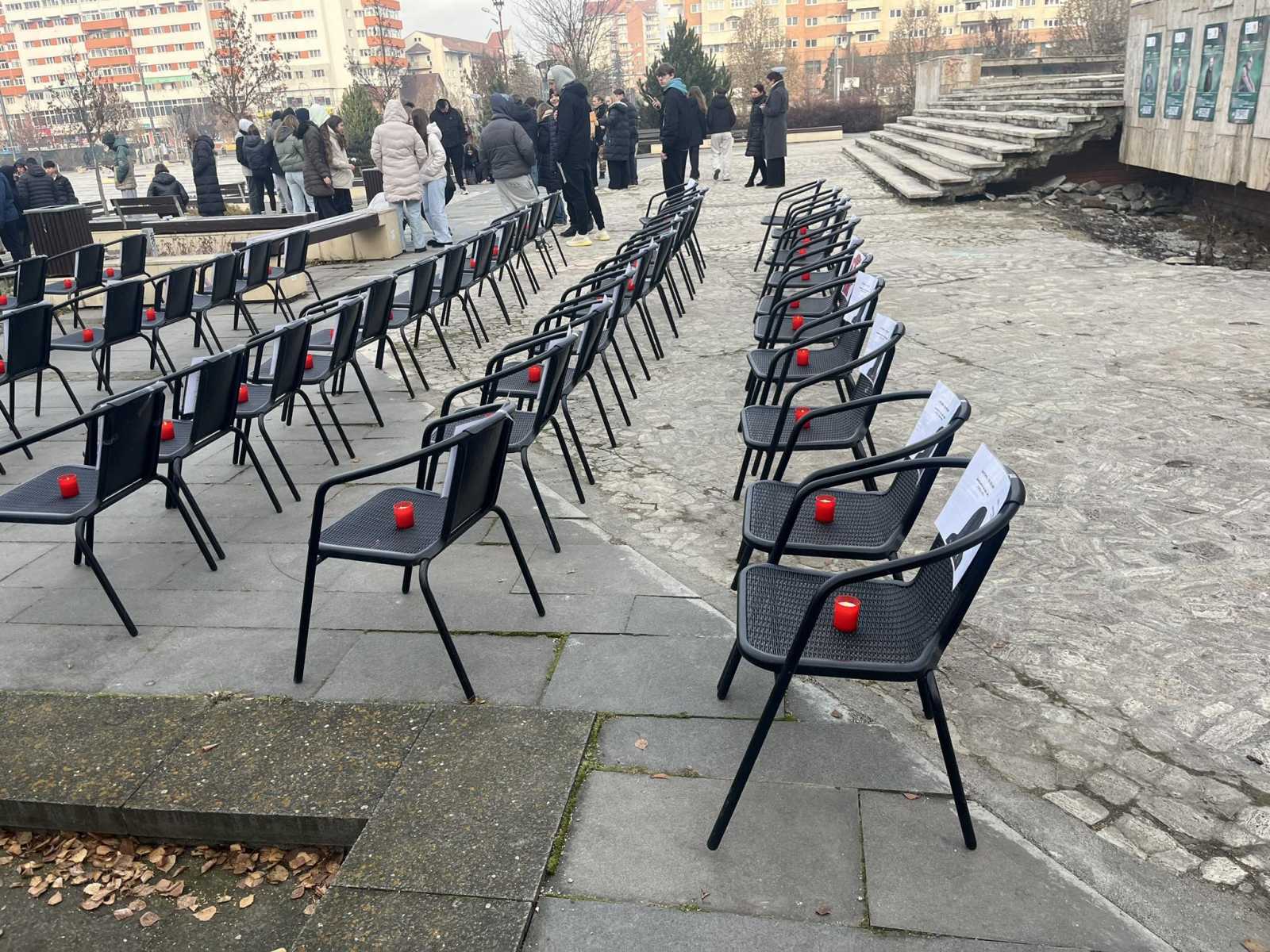 A bántalmazások áldozataira emlékeztek.