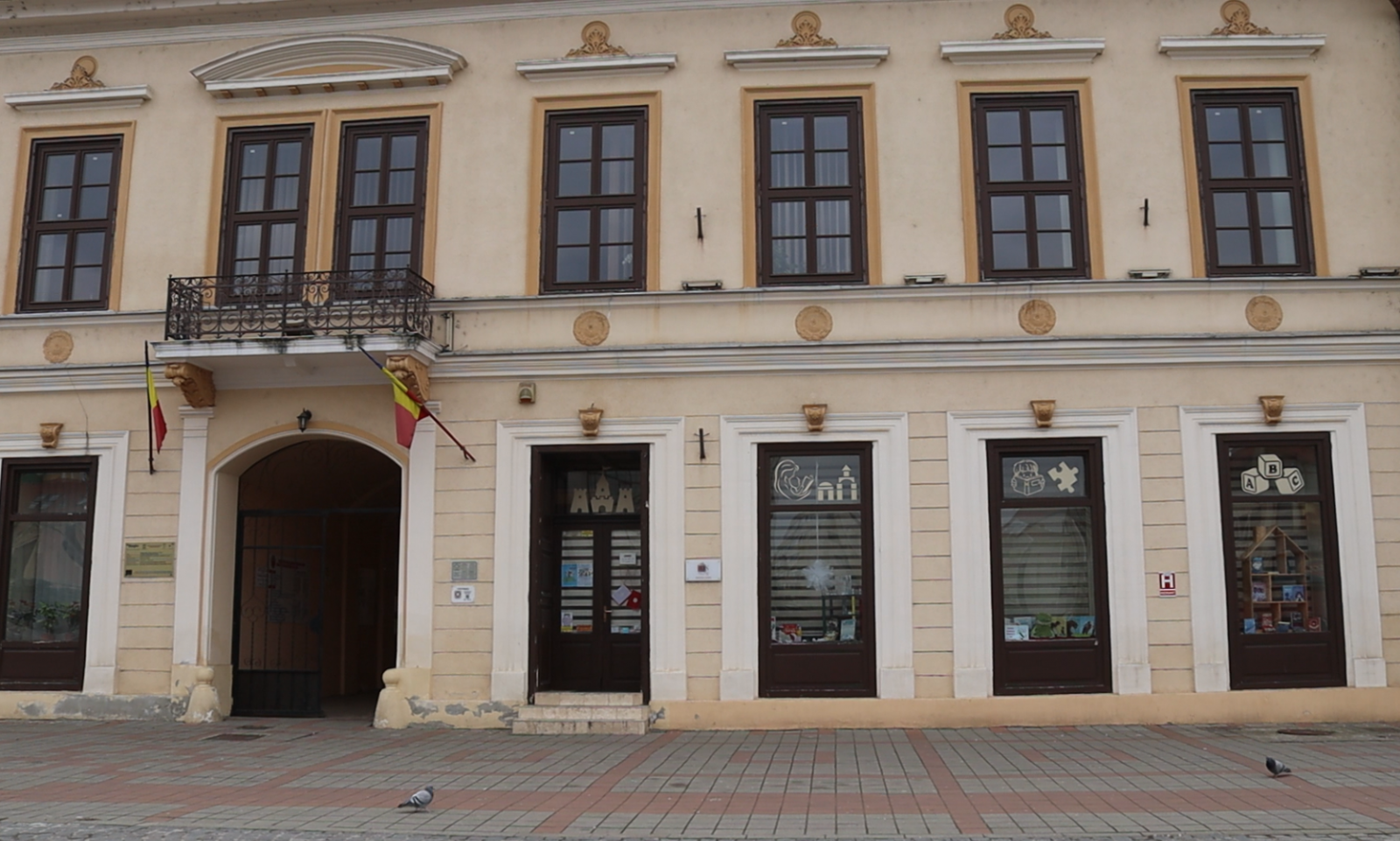 A Szilágy megyei könyvtár főépülete Zilahon | Fotó: Kulcsár Mária