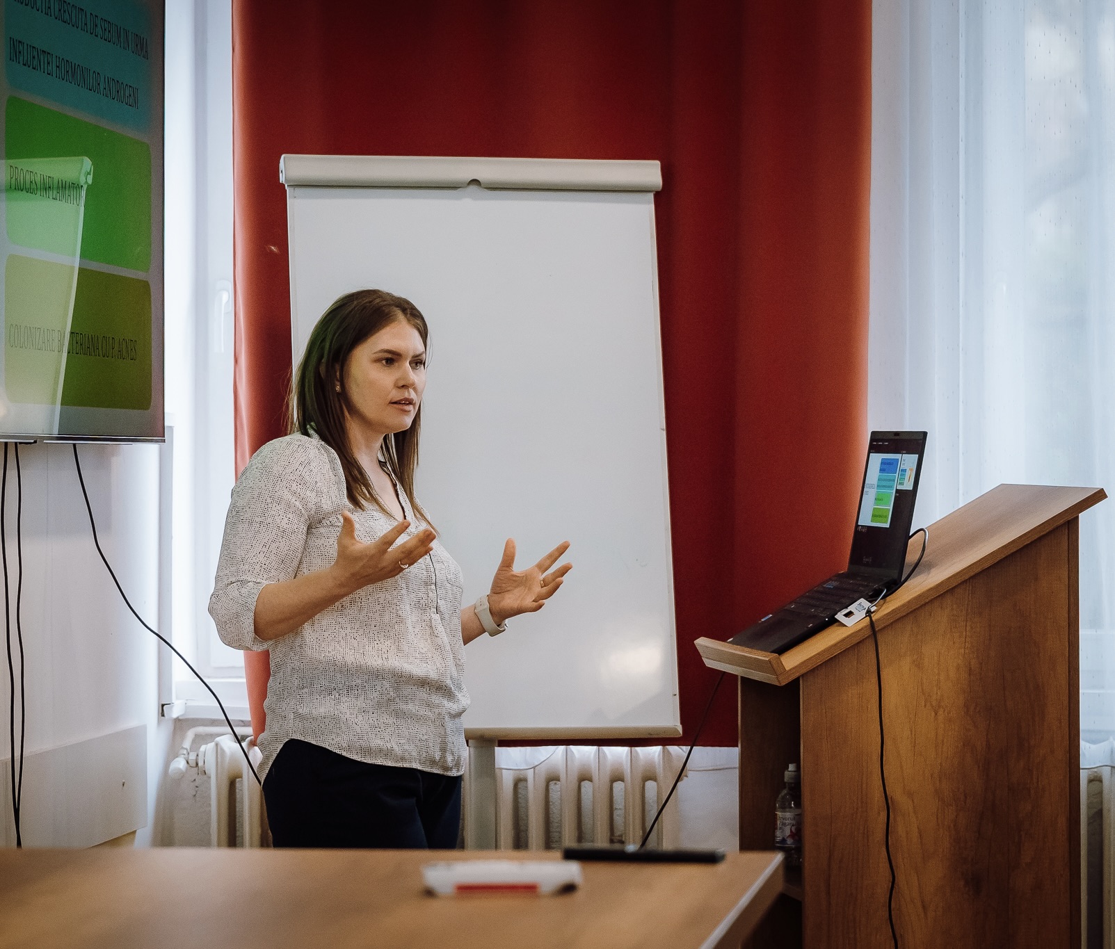 Bőrgyógyász beszélgetett a diákokkal | Fotó: Maris Cristian Daniel