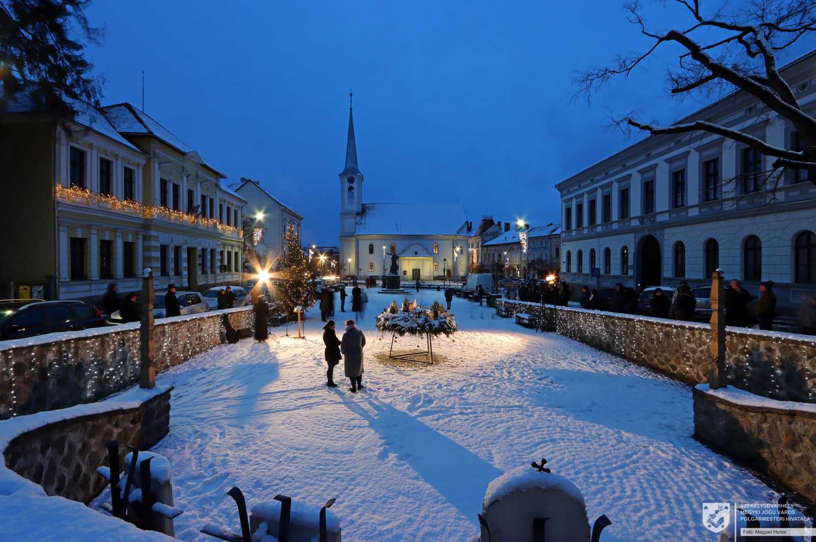 A havazás lehet, hogy elmarad, de az ünnepi hangulat garantált. | Fotó: Székelyudvarhely városháza