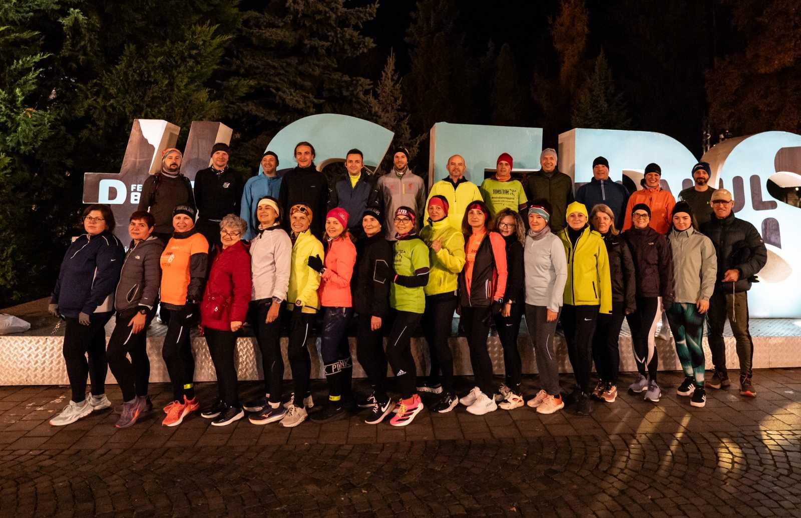 A lelkes keménymag a #SEPSI feliratnál | Fotó: Raymond Gheorghita