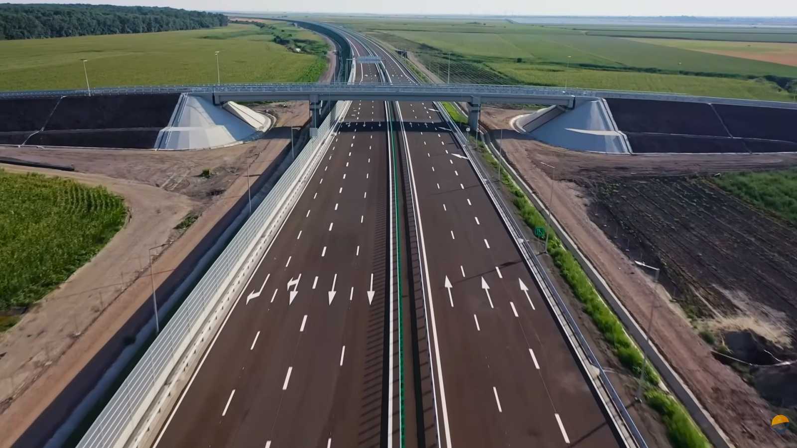 192 km folyamatos autópálya áll a sofőrök rendelkezésére. | Fotó: a Pro Infrastructura Facebook-oldala