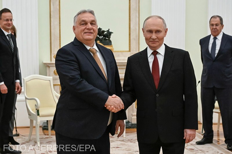 Orbán és Putyin legutóbbi találkozója | Fotó: Agerpres