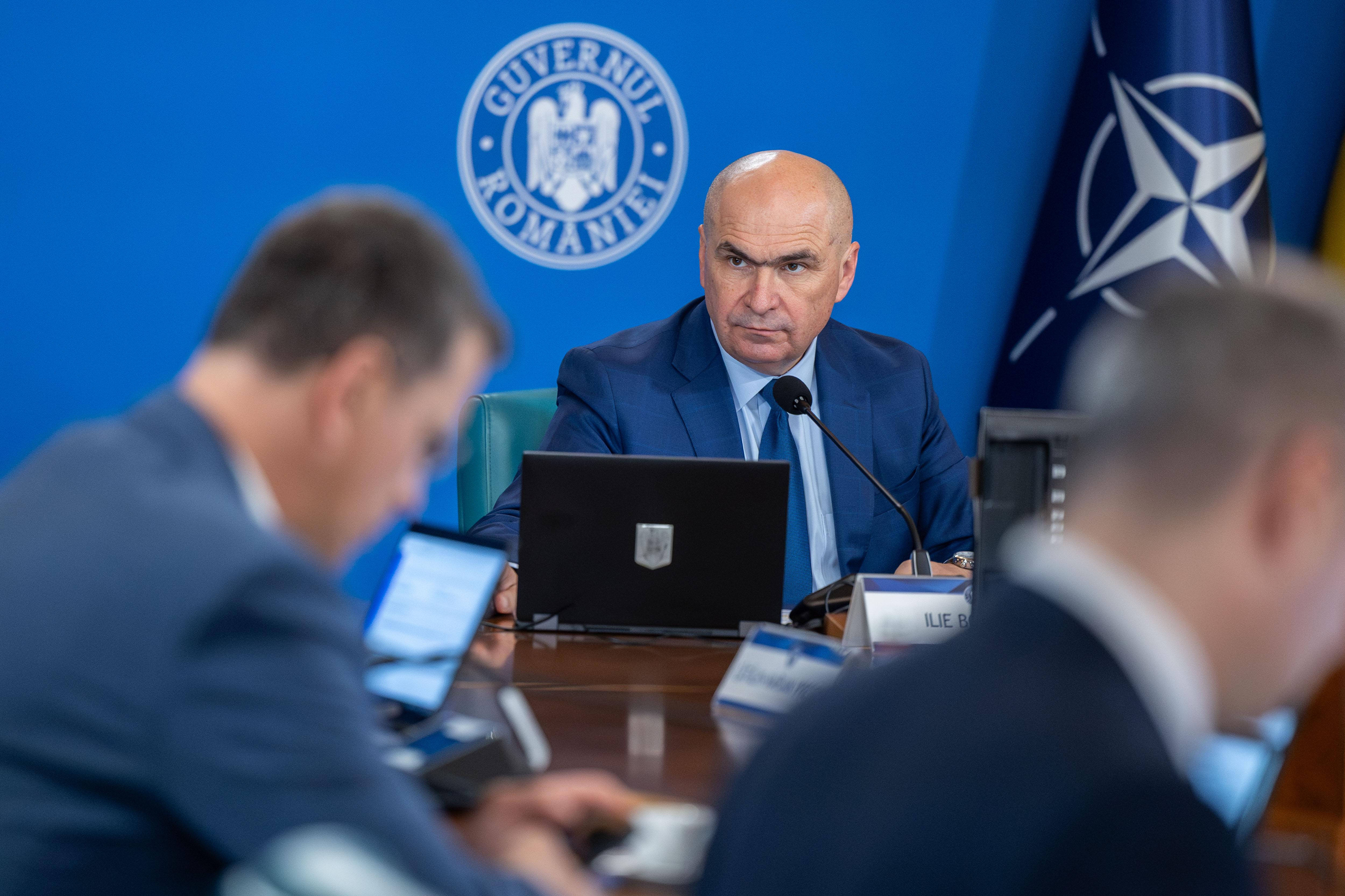 Ilie Bolojan az erős kezű miniszterelnök szerepében tetszeleg Fotó: gov.ro