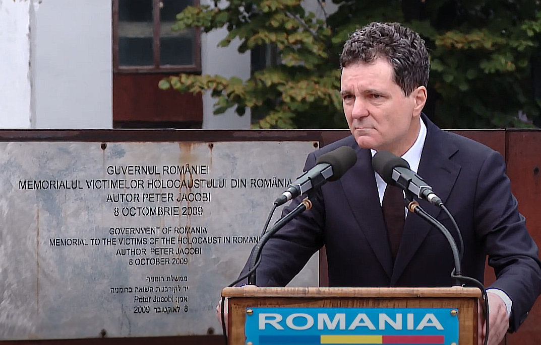 Az államfő szerint kötelességünk küzdeni az antiszemita, idegengyűlölő és gyűlöletkeltő beszéd ellen | Fotó: presidency.ro/képernyőmentés