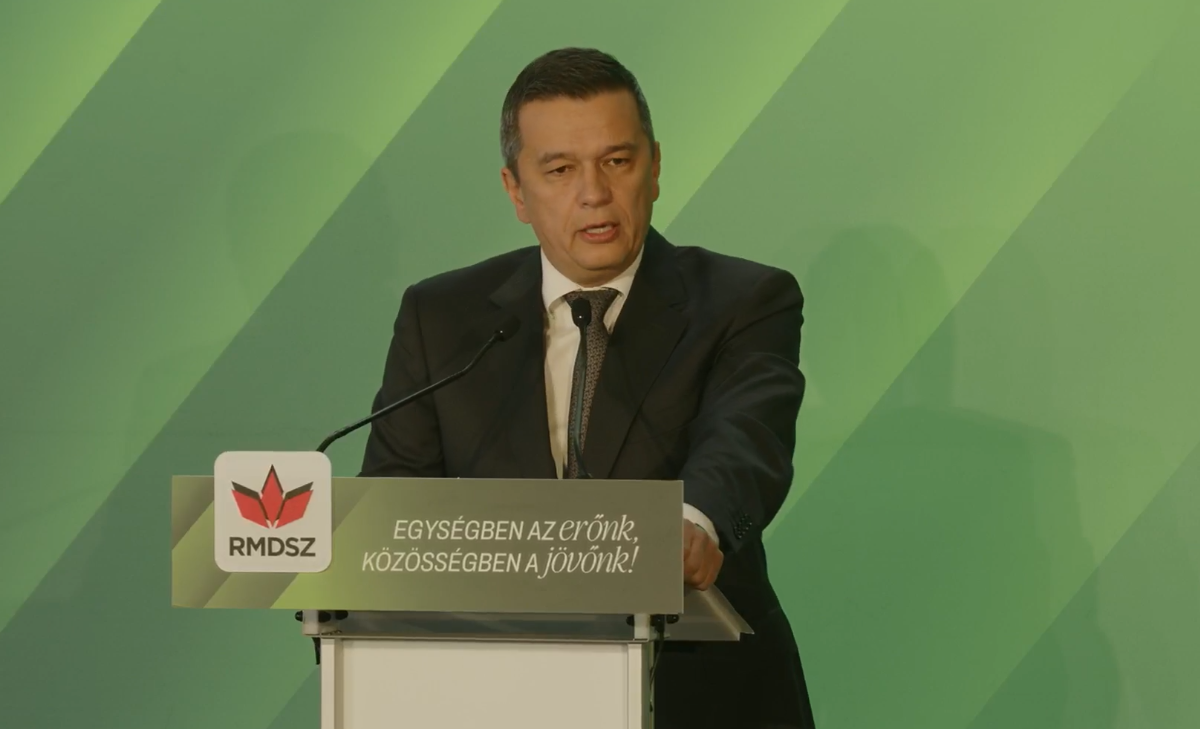 Sorin Grindeanu a beszédét azért megtartotta | Fotó: képernyőmentés