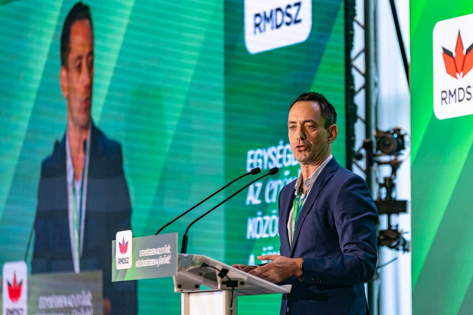 Csoma Botond az RMDSZ kongresszuson | Fotó: Jakab Lóri, Kiss Gábor, Gönczy Tamás