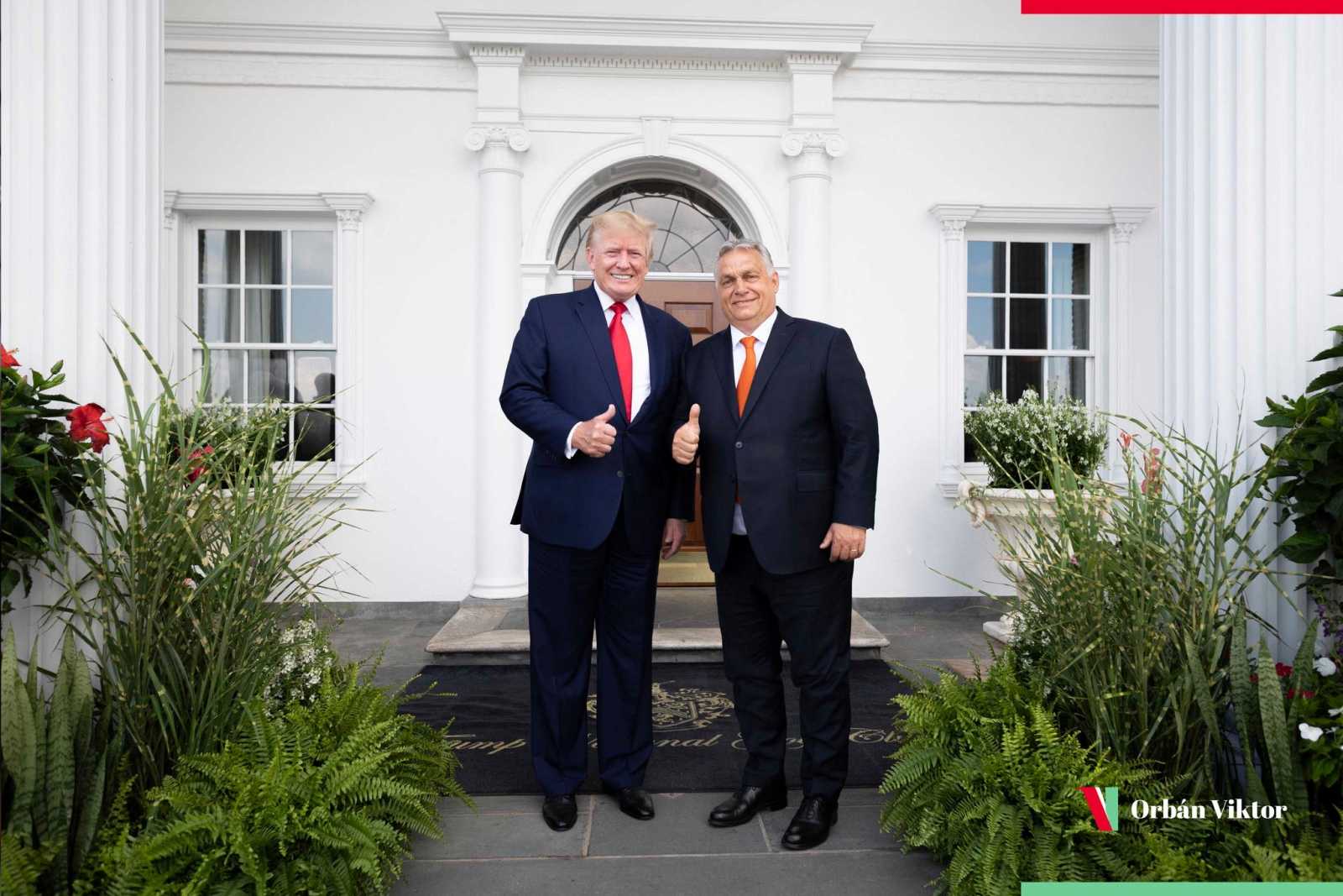 Donald Trump, az Amerikai Egyesült Államok elnöke és Orbán Viktor magyar miniszterelnök | Fotó: Orbán Viktor Facebook oldala