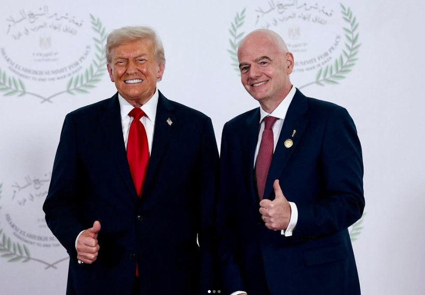Trump Infantinot is meghívta a békecsúcsra | Fotó: Gianni Infantino Istangram-oldala