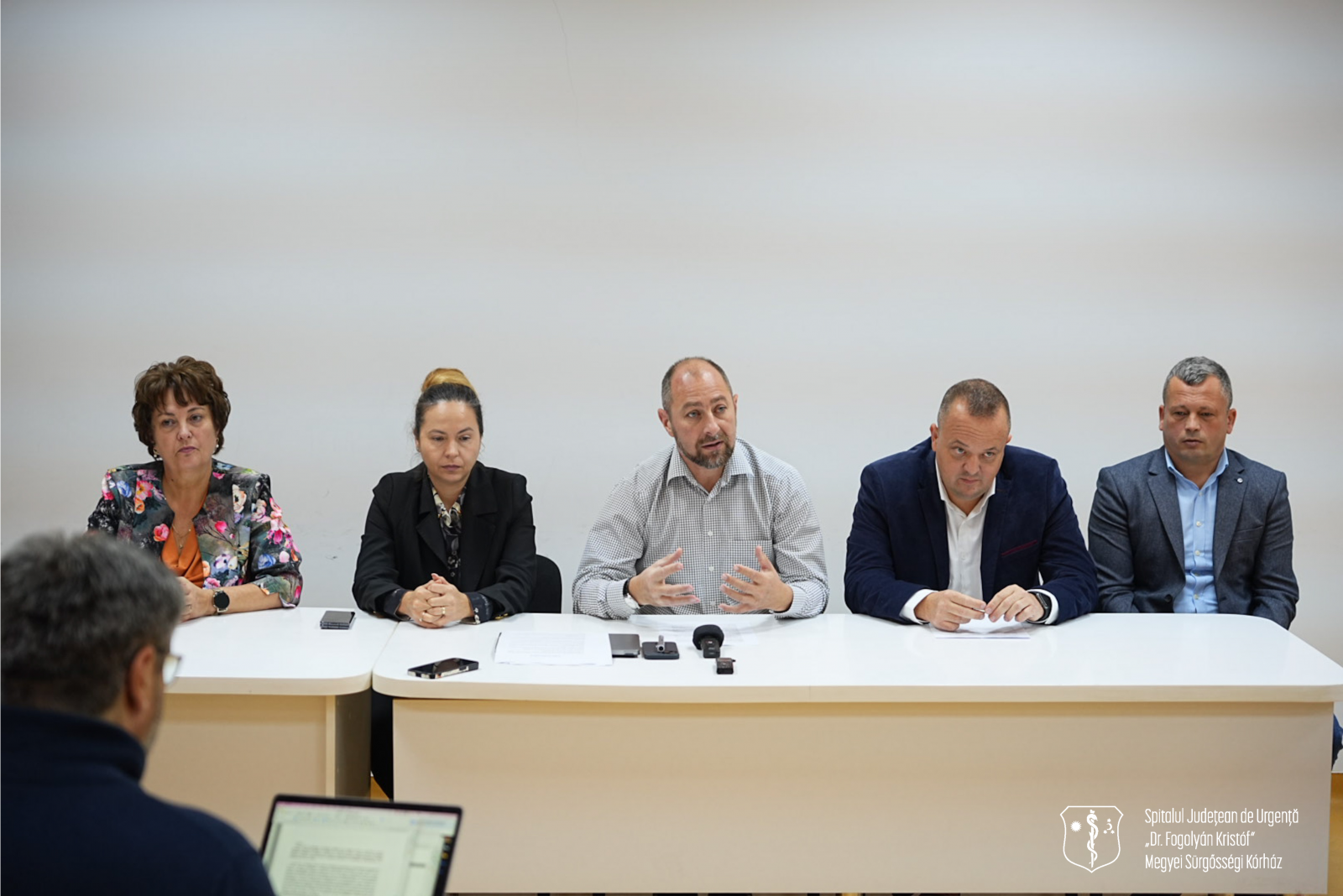 Balról jobbra: Váncza Gabriella, Sporea Monica, András-Nagy Róbert, Gáspár Zsolt és Canea Kocsis Adrás | Fotó: Bicsak Gergő