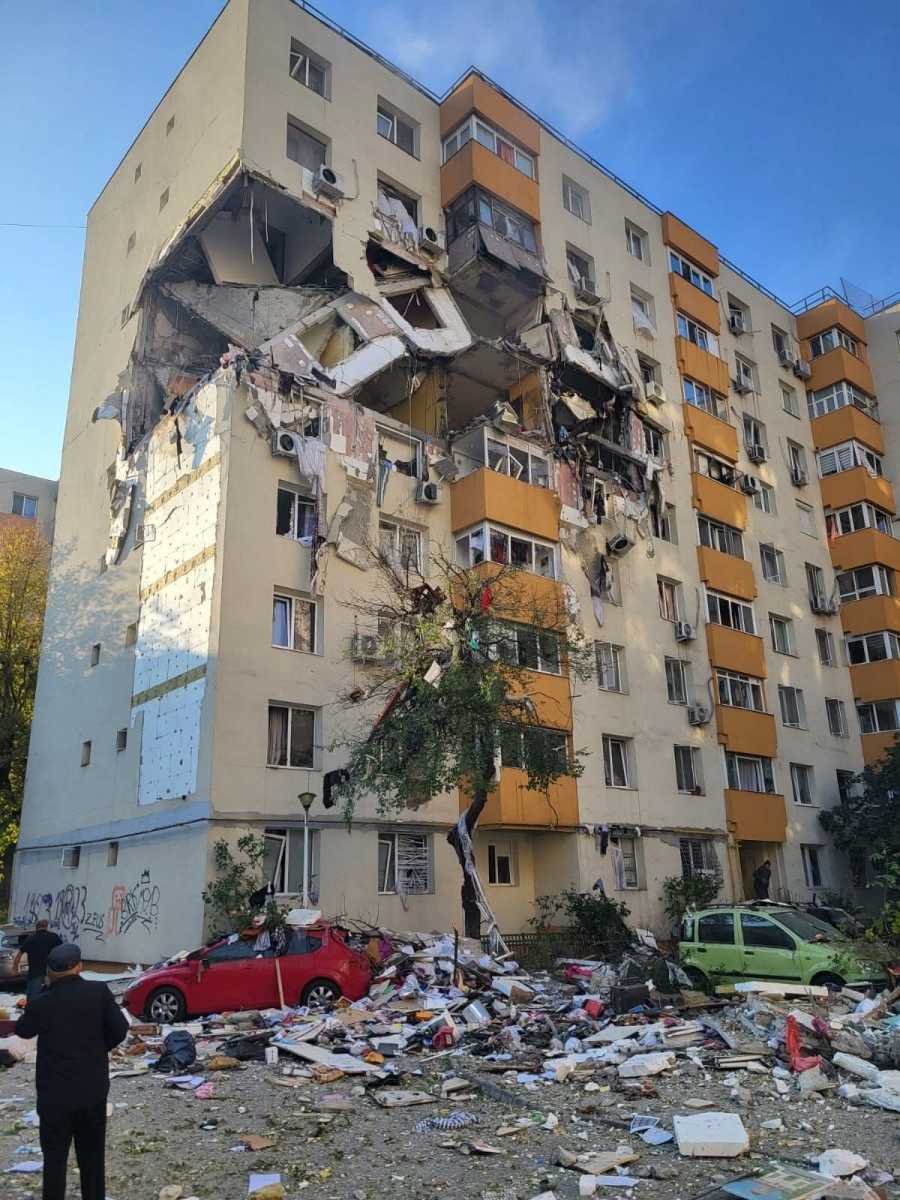 Egy iskola közelében történt a robbanás egy lakóházban. | Fotók forrása: Podul/Facebook
