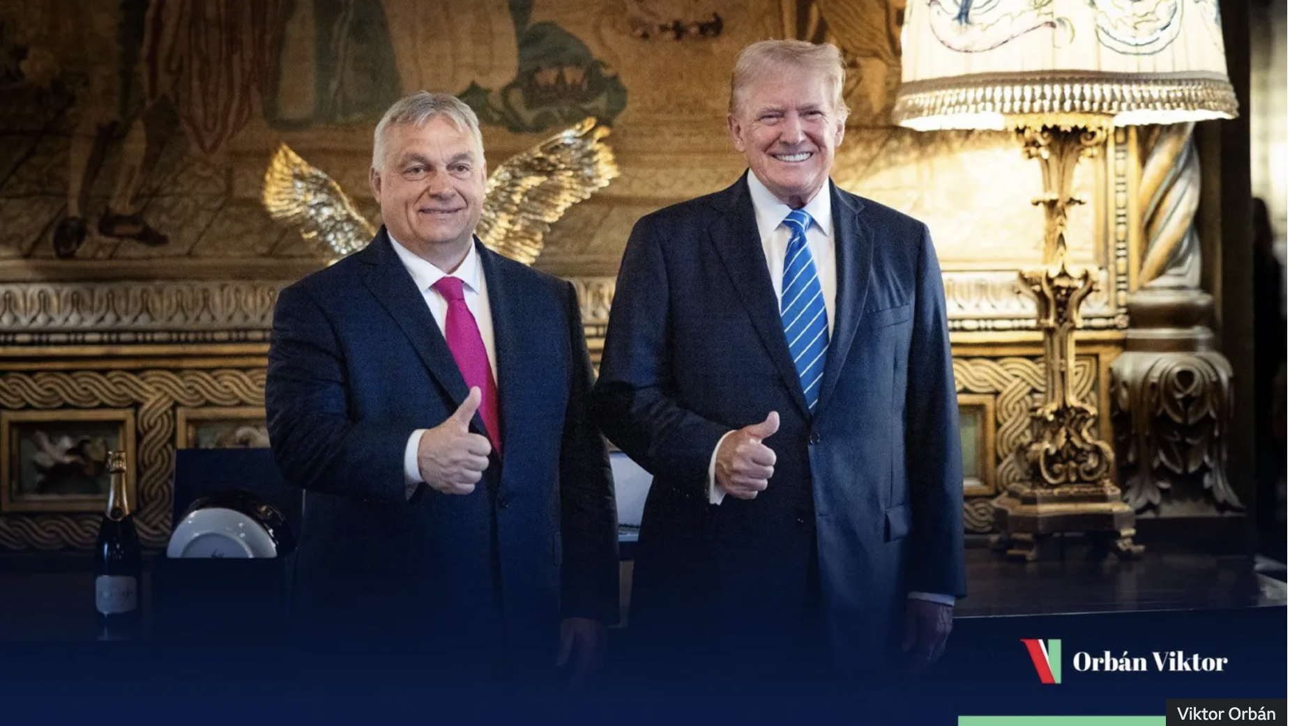 Orbán Viktor magyar miniszterelnök és Donald Trump az Amerikai Egyesült Államok elnöke | Fotó: Orbán Viktor