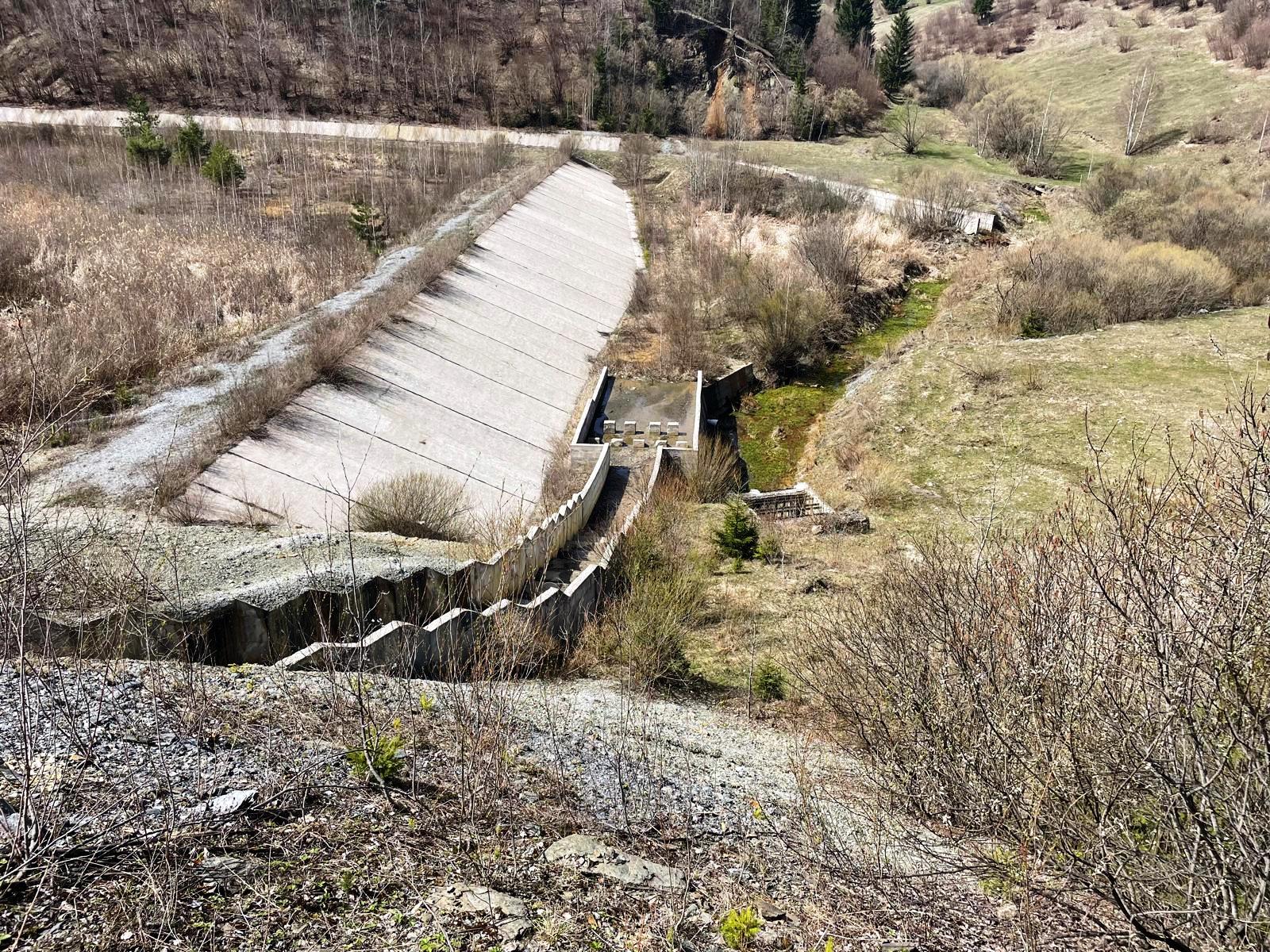 Elkészült a betontámfal | Fotó: Balánbánya Önkormányzata