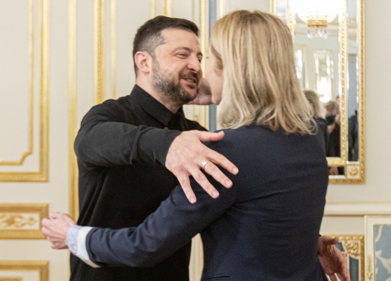 Kaja Kallas a kijevi látogatás során | Fotó: Kaja Kallas Facebook oldala