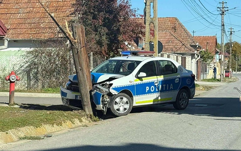 Az oszlop megállította | Fotó: Alba24 olvasója 