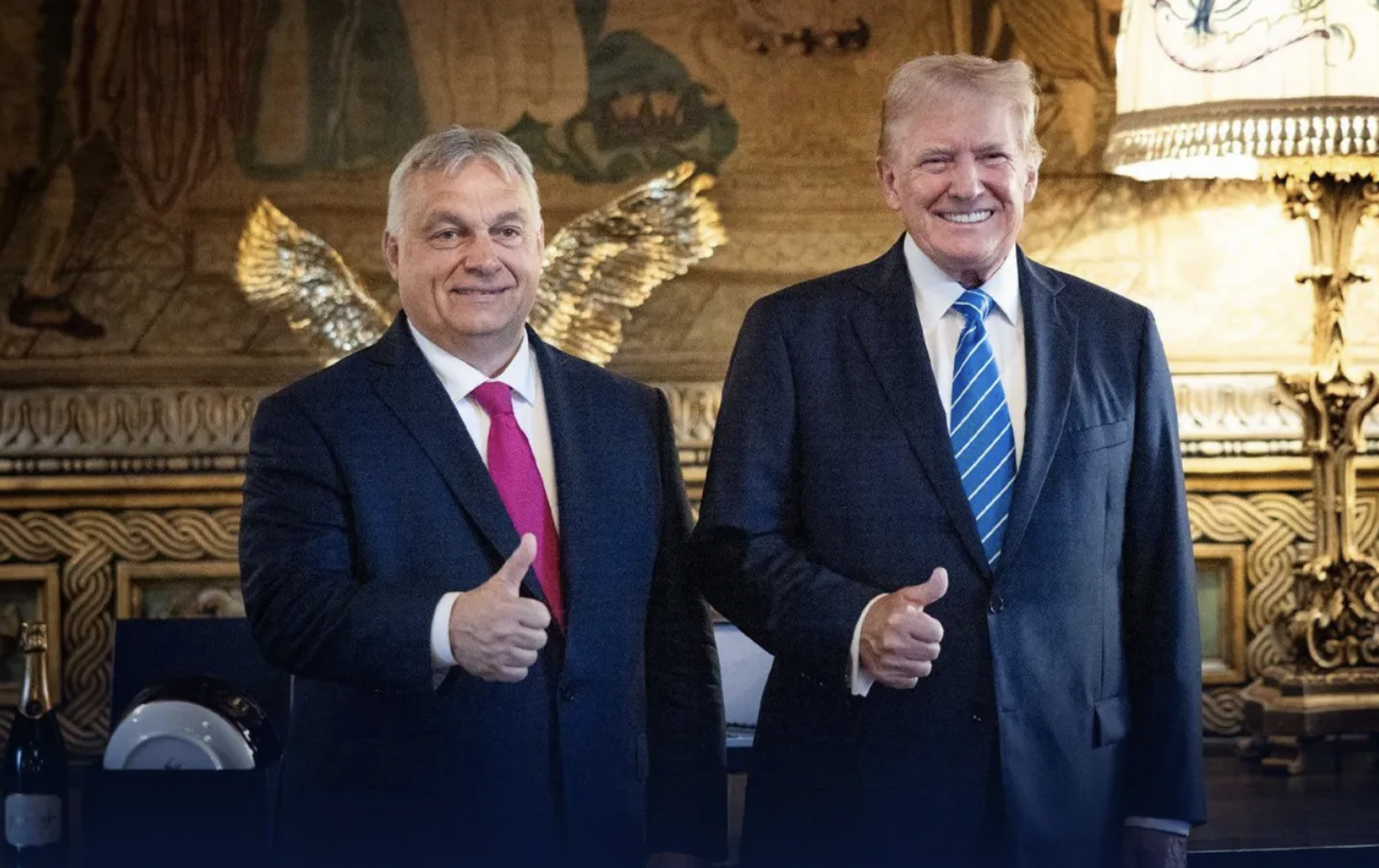 Trump többször is elismerően nyilatkozott Orbán Viktorról | Fotó: Orbán Viktor/Facebook