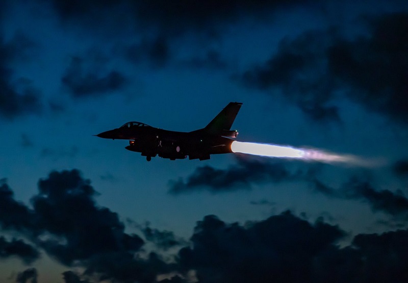 Két német Eurofighter Typhoon vadászgép is felszállt | Fotó: Német Légierő 