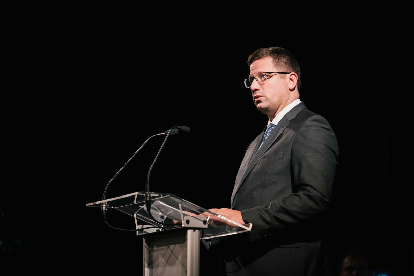 Gulyás Gergely is ünnepi beszédet mondott.