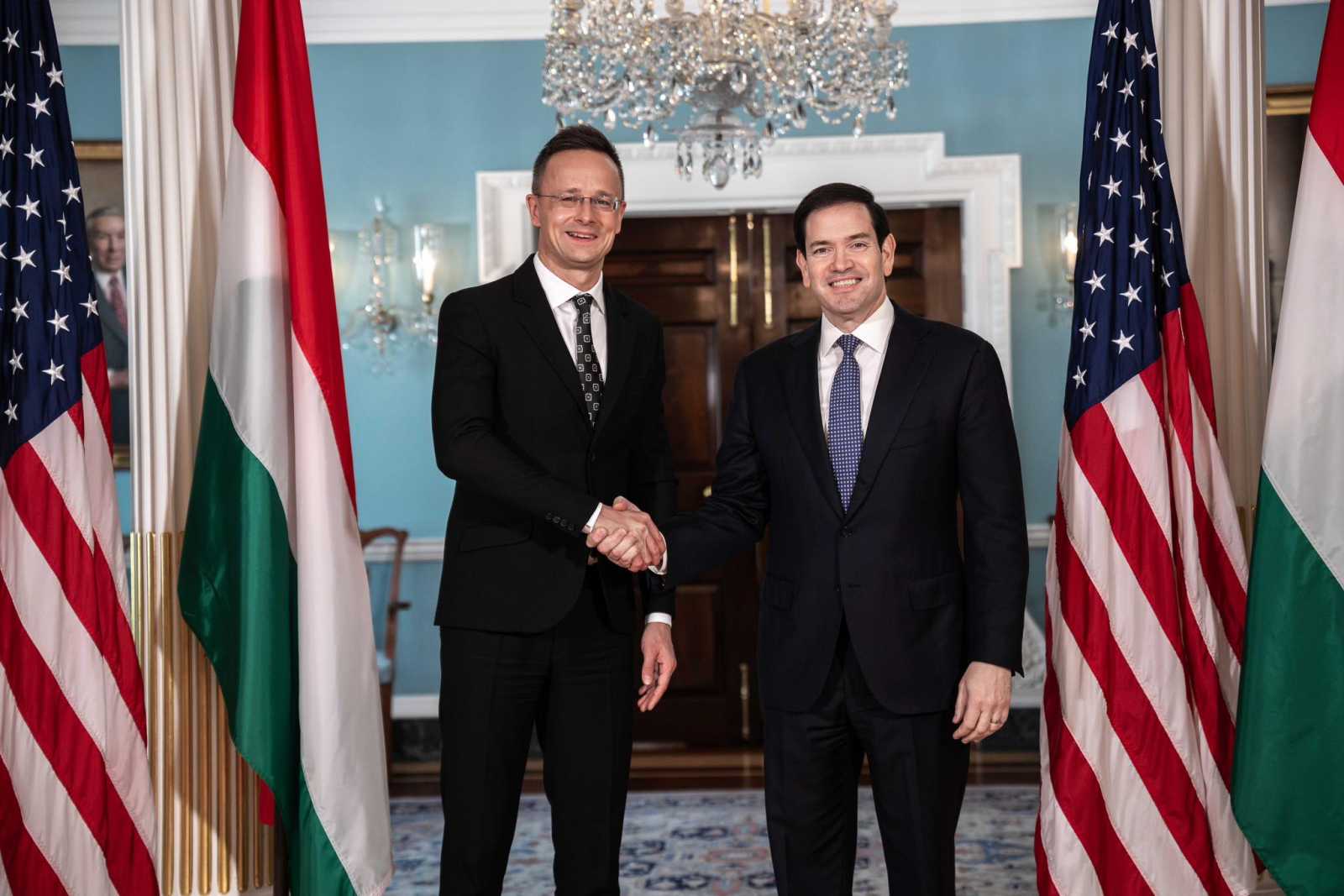 Szíjjártó Péter és Marco Rubio | Fotó: Szíjjártó Péter Facebook oldala