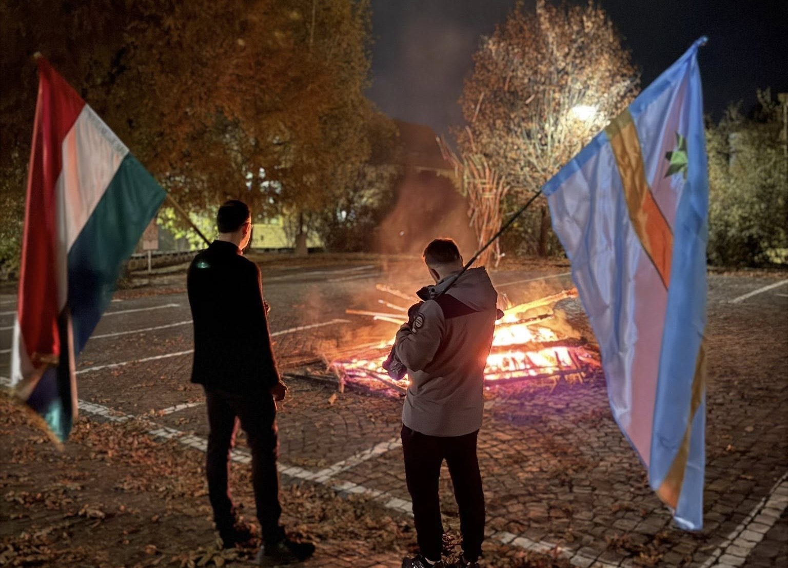Csíkszeredában is fellobbant az autonómia lángja | Fotó: Borsi Béla Facebook oldala