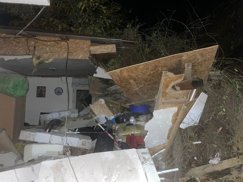 Hat személyt evakuáltak | Fotó: Tulcea Megyei Katasztrófavédelmi Felügyelőség