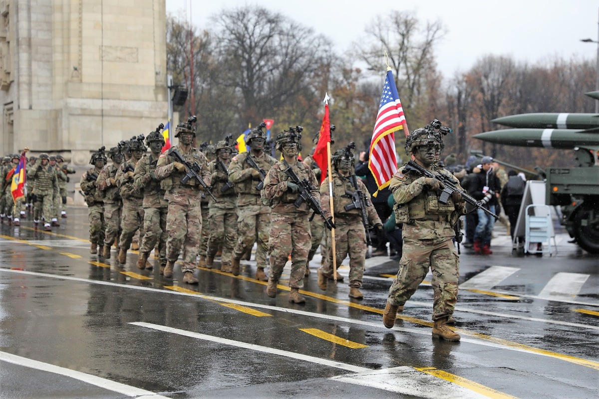 A védelmi minisztérium szerint körülbelül ezer amerikai katona továbbra is Romániában marad Fotó: Defense Romania Facebook oldal