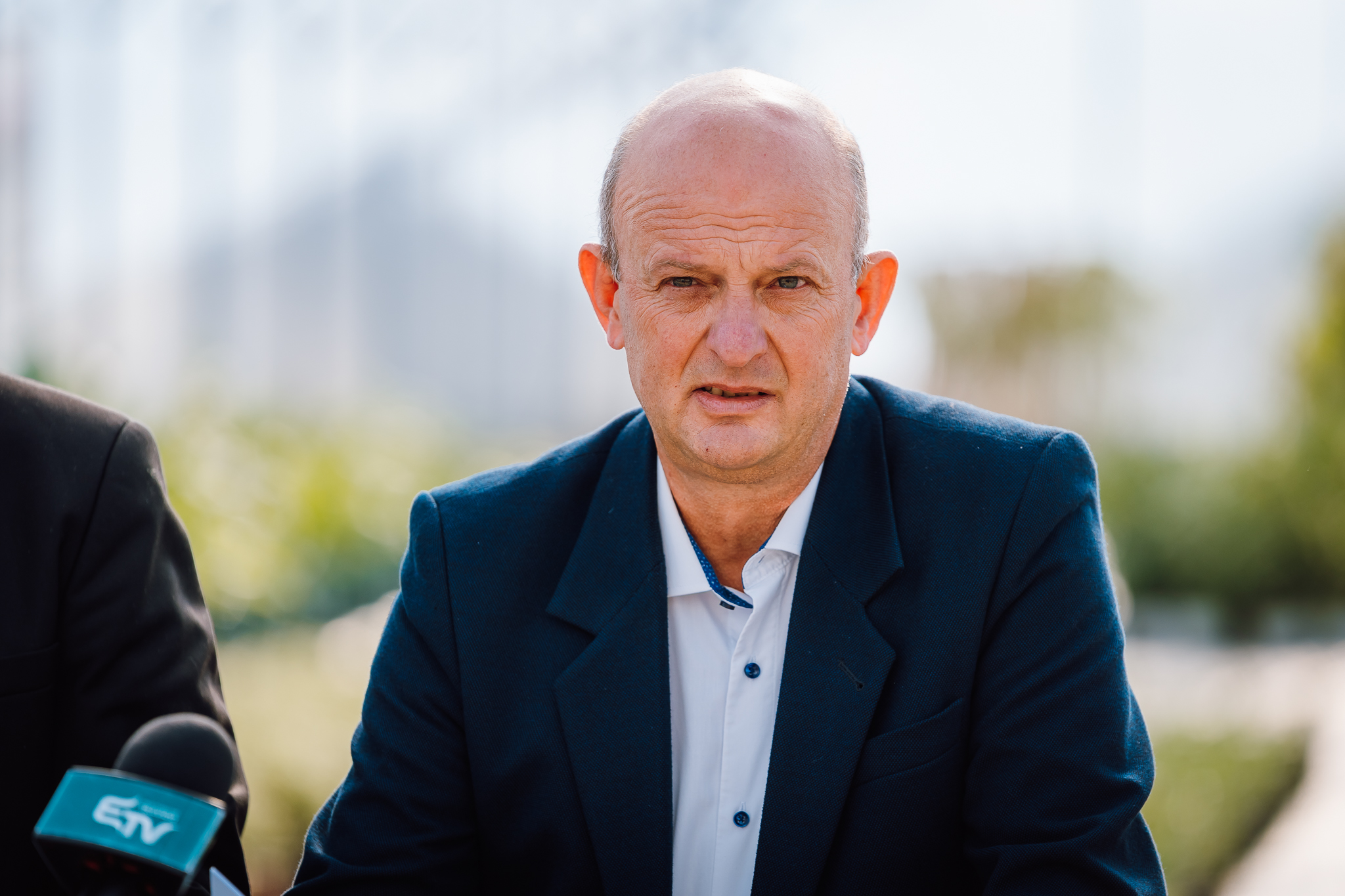 Eugen Ruja a Városi Kertészet igazgatója, a szerdai sajtóértekezleten beszélt a fejlesztésekről | Fotó: Maris Cristian Daniel