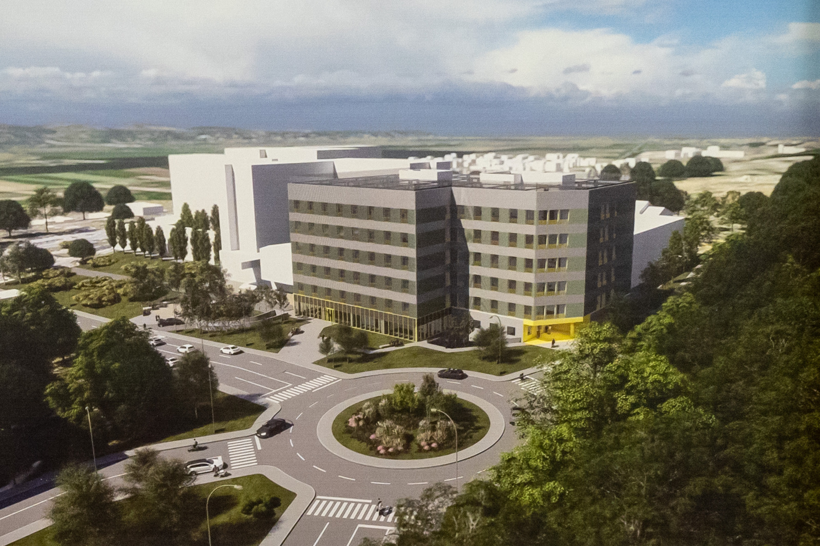 A Marosvásárhelyen épülő Szívintézet látványterve | Fotó: Cona operation