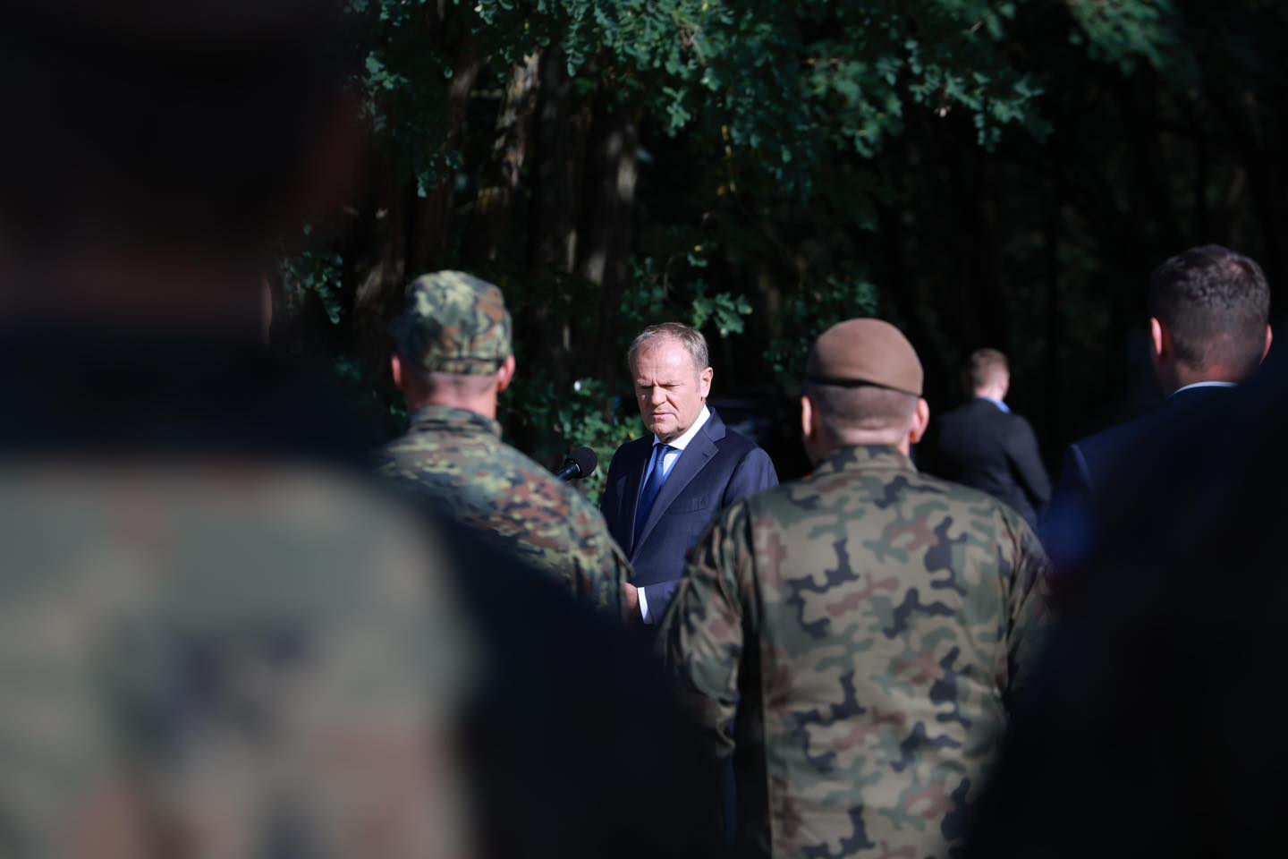 Donad Tusk harcias hangulatban van Fotó: Donald Tusk Facebook oldala 